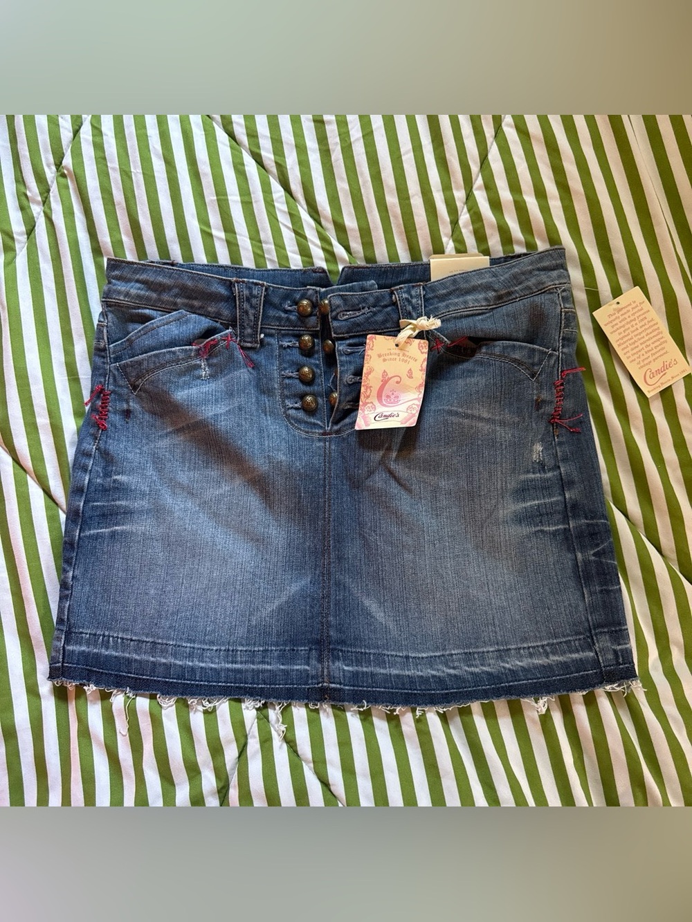 Candies Denim Mini Skirt